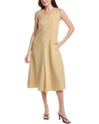 Max Mara - Weekend Egoista Linen-Blend Midi Dress - Lyst