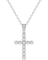 Lab Grown Diamonds - 14K 4.50 Ct. Tw. Lab-Grown Diamond Necklace - Lyst