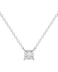 Lab Grown Diamonds - 14K 0.75 Ct. Tw. Lab-Grown Diamond Necklace - Lyst