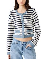 Steve Madden - Casette Sweater Cardigan - Lyst