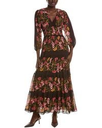 Maison Tara - Long Sleeve Maxi Dress - Lyst