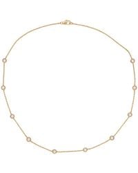 Prince Diamond & Jewelry - 14K 1.10 Ct. Tw. Lab-Grown Diamond By The Yard Necklace - Lyst