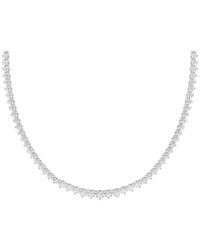 Lab Grown Diamonds - 14K 10.00 Ct. Tw. Lab-Grown Diamond Necklace - Lyst
