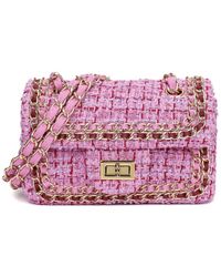 Tiffany & Fred Paris - Wool & Leather Crossbody - Lyst