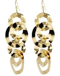 Etrusca Gioielli - 18K Plated Earrings - Lyst