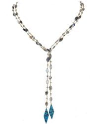Rachel Reinhardt Jewelry - 14K Over Labradorite & Lariat Necklace - Lyst