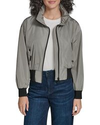KARL LAGERFELD - Dolman Sleeve Bomber Jacket - Lyst