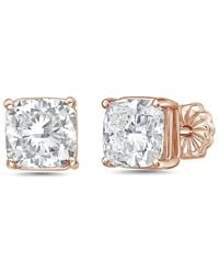 Diana M. Jewels - Diana M. 14K Rose 6.00 Ct. Tw. Lab-Grown Diamond Stud Earrings - Lyst