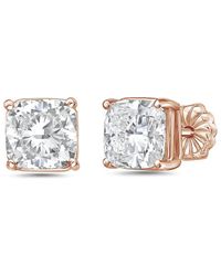 Diana M. Jewels - Diana M. 14K Rose 6.00 Ct. Tw. Lab-Grown Diamond Stud Earrings - Lyst