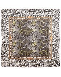 Blue Pacific - Safari Silk Square Neckerchief - Lyst