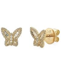 Sabrina Designs - 14K 0.43 Ct. Tw. Diamond Butterfly Studs - Lyst