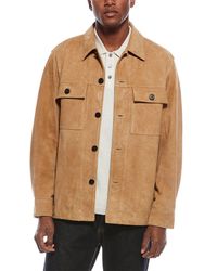 Theory - Closson Suede Jacket - Lyst