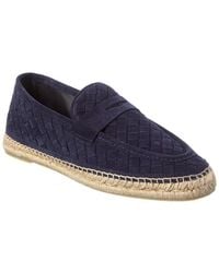 Castañer - Nilo Woven Suede Loafer - Lyst