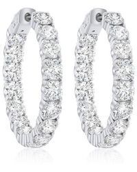Diana M. Jewels - Fine Jewelry 18k 11.80 Ct. Tw. Diamond Earrings - Lyst