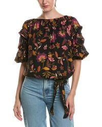 Vince Camuto - Off-The-Shoulder Bubble Sleeve Top - Lyst