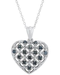 MaxColor - Sapphire Pendant Necklace - Lyst
