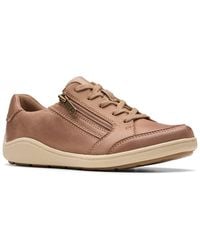Clarks - Bryianne Bayla Leather Sneaker - Lyst