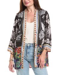 Johnny Was - Jade Reversible Silk Kimono - Lyst