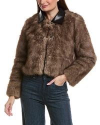 Pascale La Mode - Shearling Short Jacket - Lyst