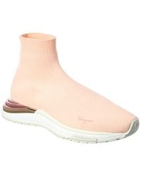 Ferragamo - Ninette High-Top Canvas Sneaker - Lyst
