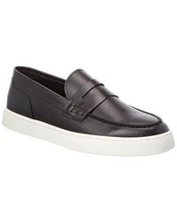 M by Bruno Magli - Magnifico Leather Slip-On Sneaker - Lyst