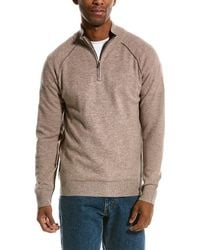 NAADAM - Wool & Cashmere-blend 1/4-zip Mock Sweater - Lyst