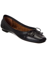 KHAITE - Charlotte Leather Ballerina Flat - Lyst