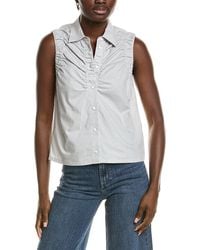 Rag & Bone - Georgina Ruched Shirt - Lyst