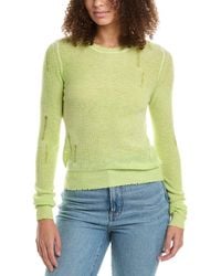 Autumn Cashmere - Distressed Shaker Cashmere Sweater - Lyst