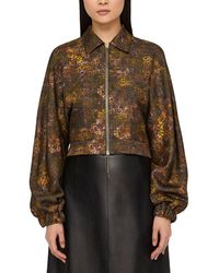 Lafayette 148 New York - Silk- & Wool-Blend Bomber Jacket - Lyst