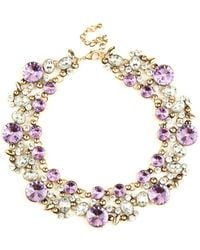 Eye Candy LA - The Luxe Collection Crystal Clementime Collar Necklace - Lyst