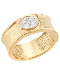 Reiss - 14k 0.22 Ct. Tw. Diamond Ring - Lyst
