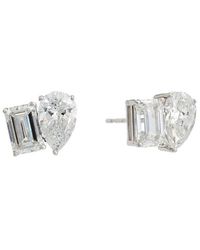 Lab Grown Diamonds - 14K 2.00 Ct. Tw. Toi Et Moi Lab-Grown Diamond Studs - Lyst