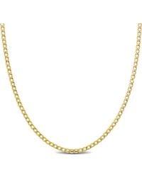 Italian Gold - 10K Curb Link Chain Necklace - Lyst