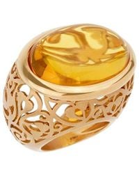 Pomellato - 18K Rose 19.94 Ct. Tw. Diamond & Amber Ring (Authentic Pre- Owned) - Lyst