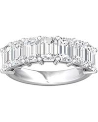 Lab Grown Diamonds - 14K 2.00 Ct. Tw. Lab-Grown Diamond Half-Eternity Ring - Lyst