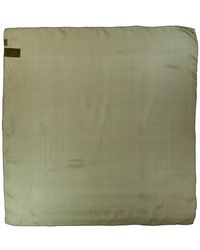 Saint Laurent - Cassandre Square Silk Scarf - Lyst