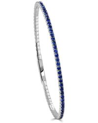Sabrina Designs - 14k 2.75 Ct. Tw. Sapphire Flexible Bangle Bracelet - Lyst
