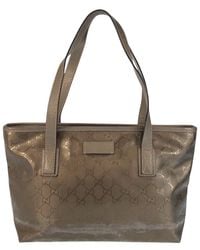 Gucci - GG Imprime Bronze Tote Shoulder Bag (authentic Pre-loved) - Lyst