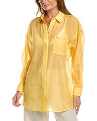 Tory Burch - Beach Silk-blend Shirt - Lyst