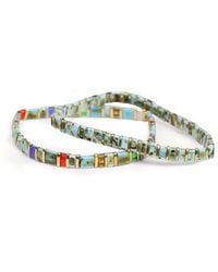 Saachi - Stretchable Bracelet Set - Lyst