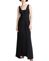 Halston - Erica Fluid Crepe Gown - Lyst