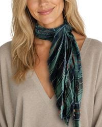 Blue Pacific - Scottish Plaid Cashmere-Blend Neckerchief - Lyst