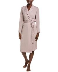 Barefoot Dreams - Washed Satin Notch Collar Robe - Lyst