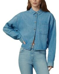 Joe's Jeans - The Cropped Boyfriend Button Down Shirt - Lyst