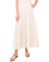 Vince Camuto - Tiered Smocked Waist Maxi Skirt - Lyst
