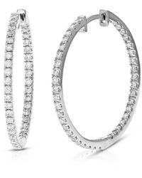 Amairah - 14K 1.00 Ct. Tw. Lab-Grown Diamond Hoops - Lyst