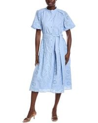 Gracia - Eyelet A-Line Dress - Lyst