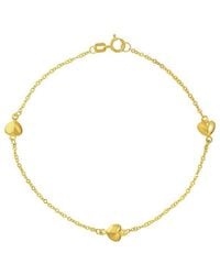 HAWLEY ST - 14K Heart Bracelet - Lyst