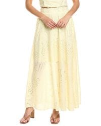 Estellina - Embroidered Skirt - Lyst